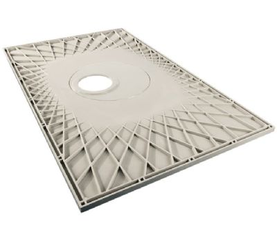 IMPEY LEVEL-DEC EASY FIT WETROOM FLOOR FORMER 1200mm x 1750mm for VINYL FLOORS, LDE1275GRY IMPEY LEVEL-DEC EASY FIT WETROOM FLOOR FORMER 1200mm x 1750mm for VINYL FLOORS, LDE1275GRY